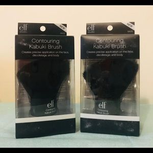 NIB Bundle of 2 ELF Kabuki Makeup Contour Brushes